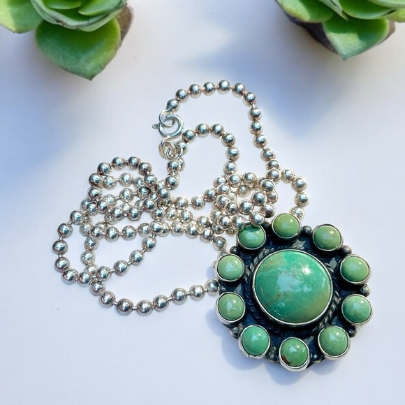 Betta Lee Jewelry - 🌺Vintage Navajo Betta Lee Turquoise Necklace/Brooch